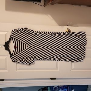 Merona striped dress, sz M